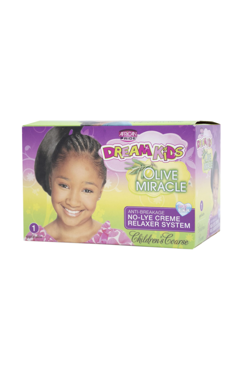 AFRICAN PRIDE Dream Kids Olive Miracle Anti Breakage No Lye Creme Relaxer System