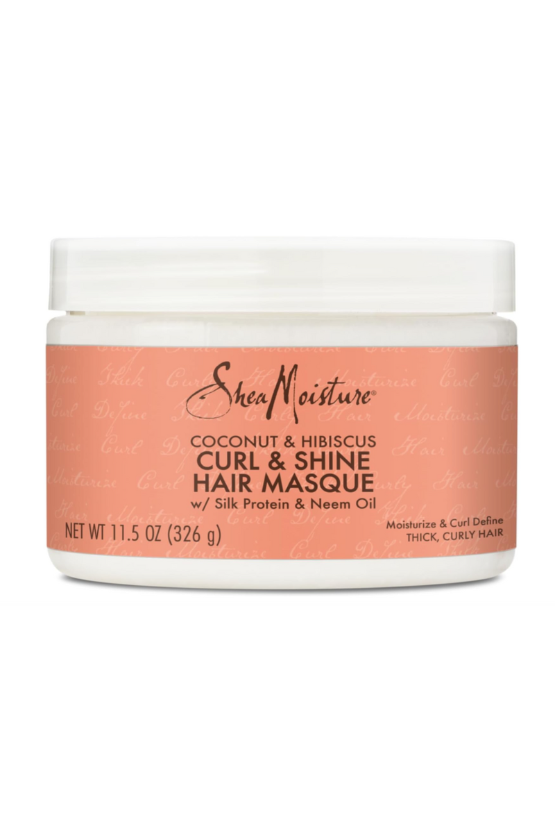 shea moisture coconut & hibiscus curl & shine hair masque
coconut and hibiscus shea moisture
