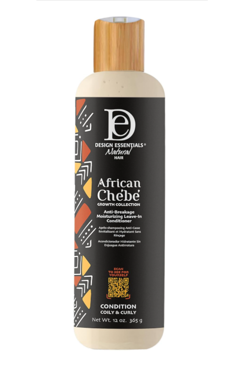 DESIGN ESSENTIALS African Chébé Anti-Breakage Moisturizing Leave-In Conditioner 365g