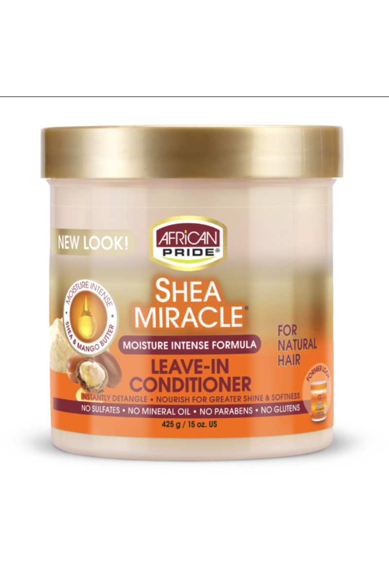 AFRICAN PRIDE SHEA MIRACLE Leave-In Conditioner 15 oz