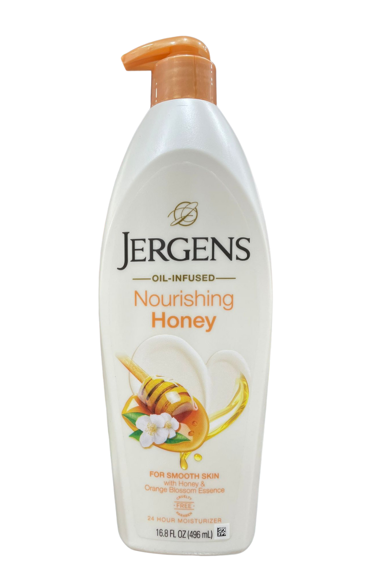 - Lait hydratant JERGENS au miel nourrissant 496ml
- JERGENS lotion corps nourrissante au miel 496ml
- Hydratant corporel JERGENS miel 496ml
- JERGENS soin riche au miel pour peau sèche
- Lotion nourrissante JERGENS au miel naturel 496ml