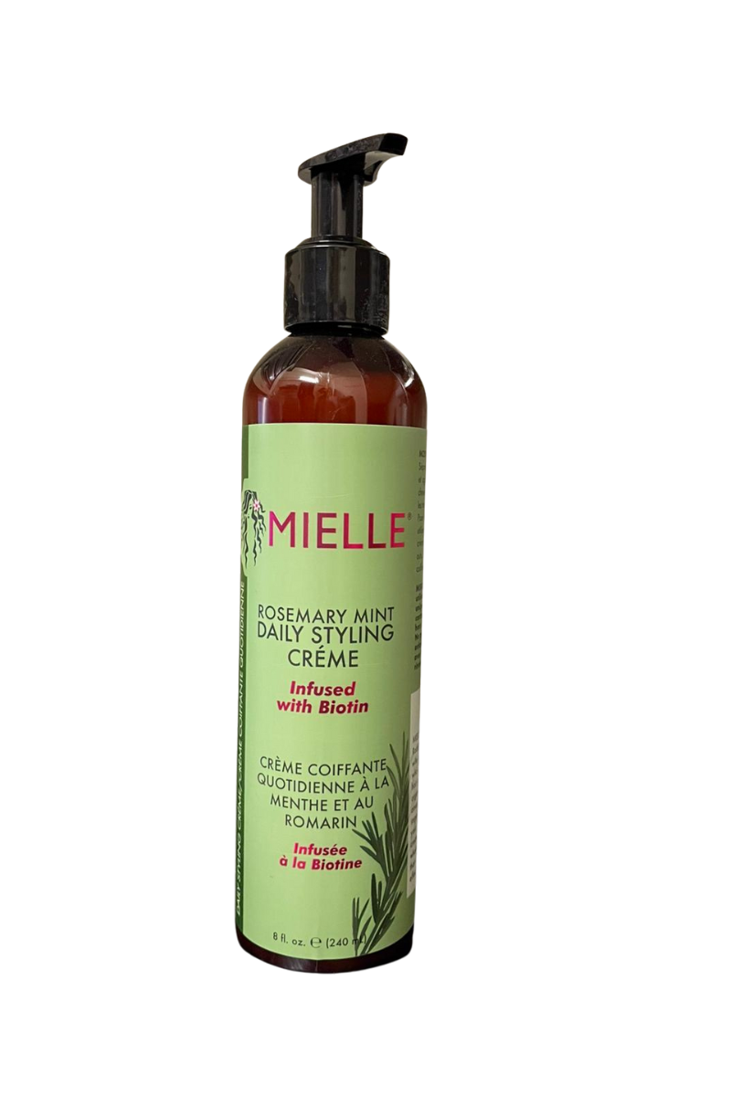 - Mielle Rosemary Daily Styling Crème
- Crème coiffante romarin Mielle
- Soin capillaire hydratant Mielle
- Styling crème naturelle pour boucles
- Crème coiffante cheveux au romarin