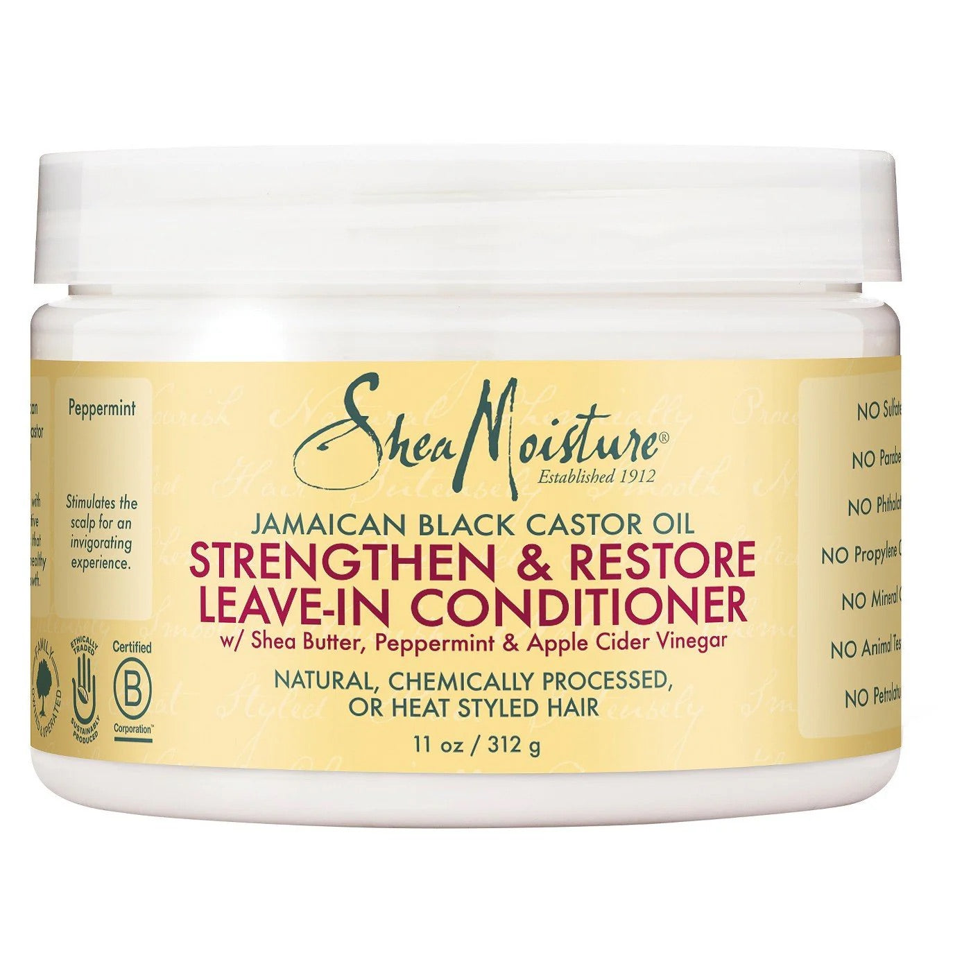 SHEA MOISTURE STRENGTHEN AND RESTORE LEAVE IN