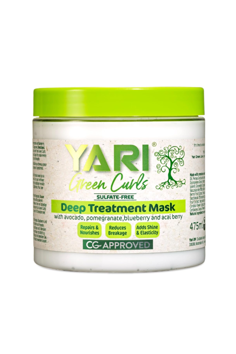 YARI Green Curls Deep Treatment Masque 475ml
Deep conditioning masque for curly hair
YARI Green Curls intense hydration treatment
Repairing hair mask for natural curls
Moisturizing treatment for damaged curls
