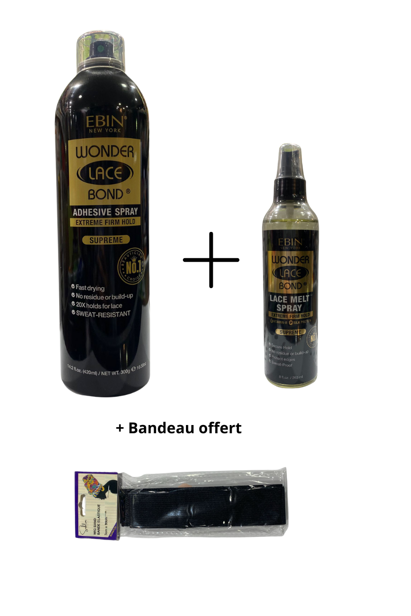EBIN Spray 420ml + Lace Melt 250ml