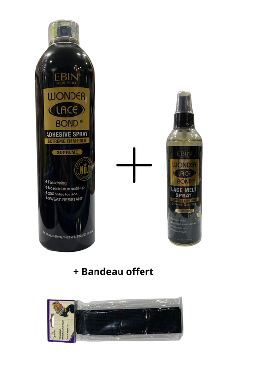 EBIN Spray 420ml + Lace Melt 250ml
