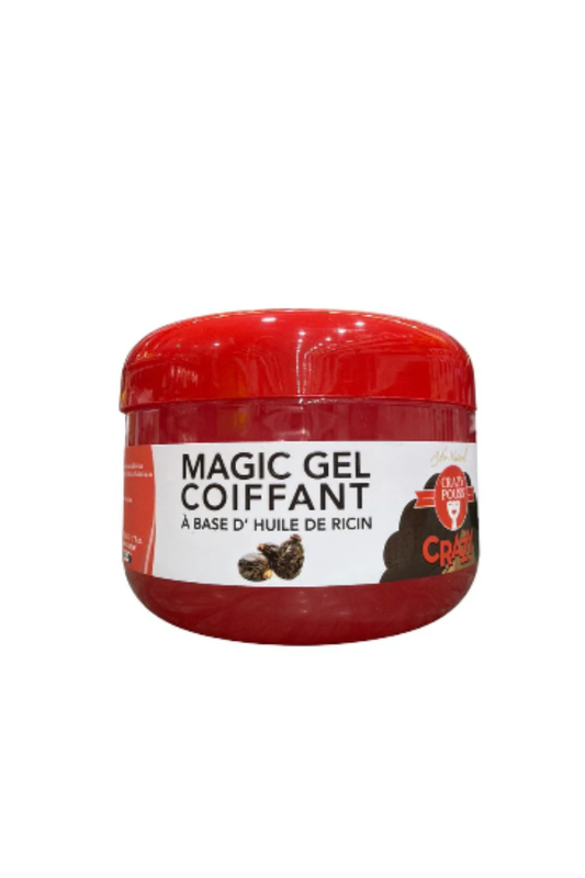 CRAZY POUSS – Magic Gel Coiffant à base d’Huile de Ricin