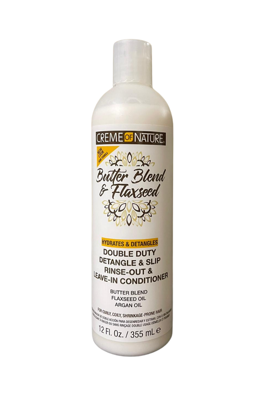 CREME OF NATURE Butter Blend & Flaxseed Leave in Conditioner