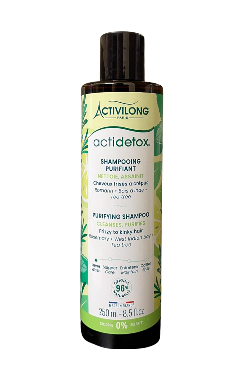 - Activilong ActiDetox purifying shampoo  
- Activilong detox shampoing purifiant  
- Activilong scalp detox shampoo  
- Activilong cleansing shampoo  
- Activilong ActiDetox hair cleanser