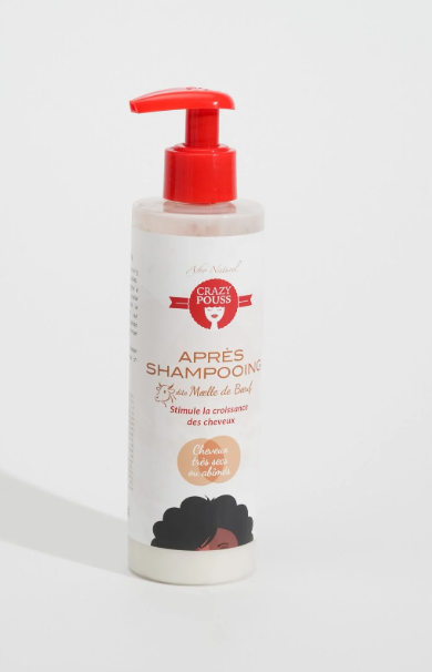AFRO NATUREL CRAZY POUSS Moelle de Bœuf Après-Shampoo 250 ml
