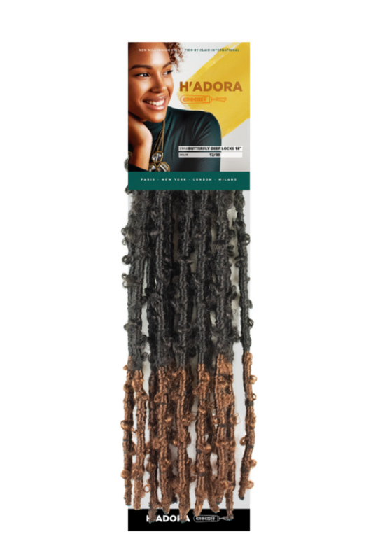 H'ADORA BUTTERFLY DEEP LOCKS 18"
