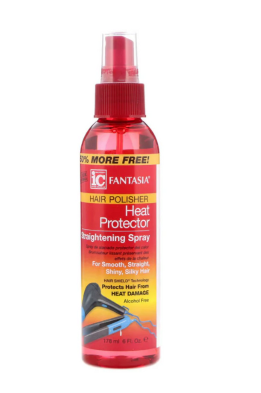 IC FANTASIA Hair Polisher Heat Protector Straightening Spray 178ml
