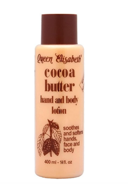 QUEEN ELIZABETH Cocoa Butter Hand and Body Lotion 400ml