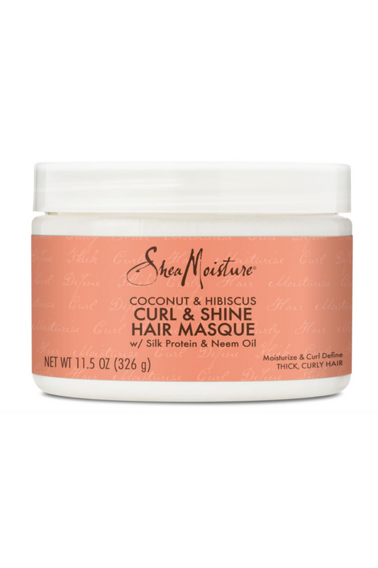 shea moisture coconut & hibiscus curl & shine hair masque
coconut and hibiscus shea moisture