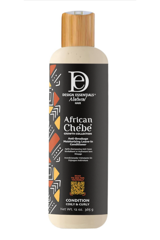 DESIGN ESSENTIALS African Chébé Anti-Breakage Moisturizing Leave-In Conditioner 365g