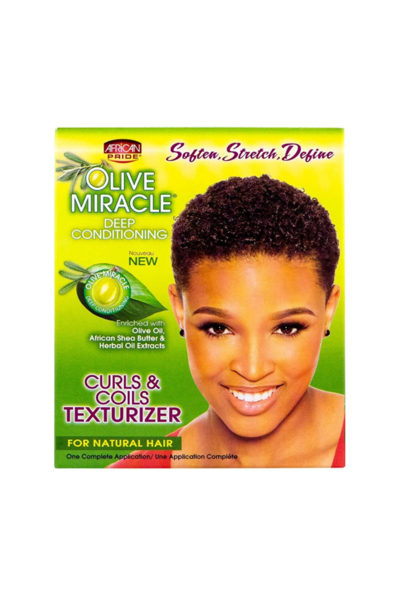 african pride texturizer
olive miracle texturizer