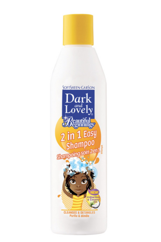 DARK AND LOVELY BEAUTIFUL BEGINNINGS 2 in 1 Easy Shampoo 250ml