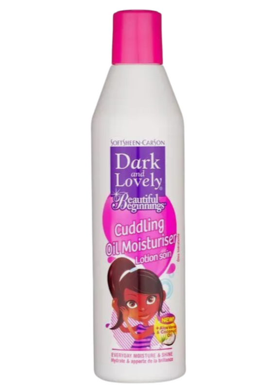 DARK AND LOVELY BEAUTIFUL BEGINNINGS Cuddling Oil Moisturiser Lotion Soin 250ml