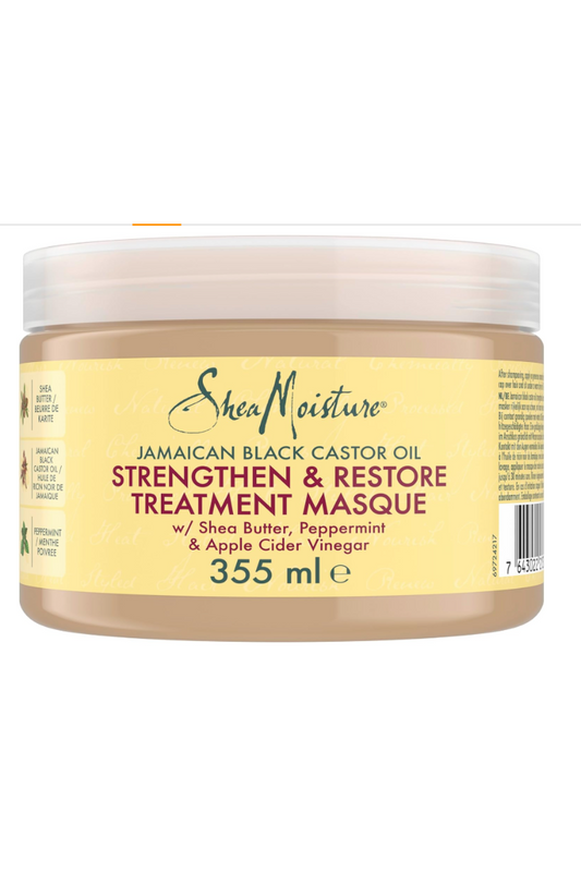 SHEA MOISTURE JAMAICAN BLACK CASTOR OIL Strengthen & Restore Treatment Masque 355ml
