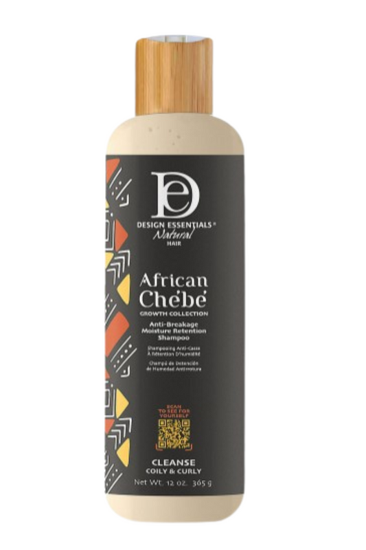 DESIGN ESSENTIALS African Chébé Anti-Breakage Moisture Retention Shampoo 365g