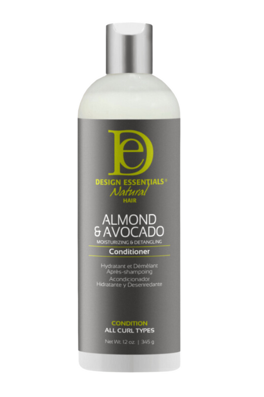 DESIGN ESSENTIALS Almond & Avocado Moisturizing & Detangling Conditioner 12 oz