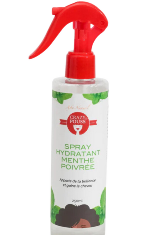 AFRO NATUREL Crazy Pouss Spray hydratant à la menthe poivrée250 ml