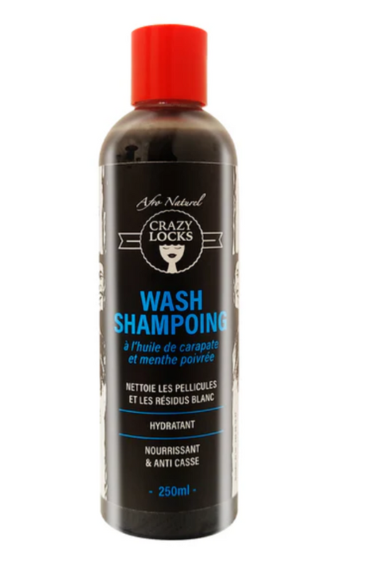 AFRO NATUREL CRAZY LOCKS - WASH Shampoing Noir 250ml