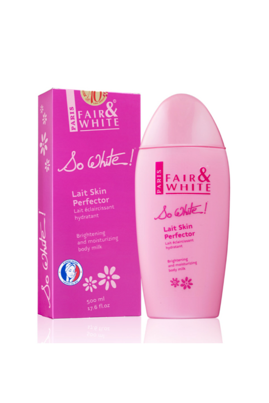 FAIR AND WHITE SO WHITE Lait Perfector Cream 500 ml
