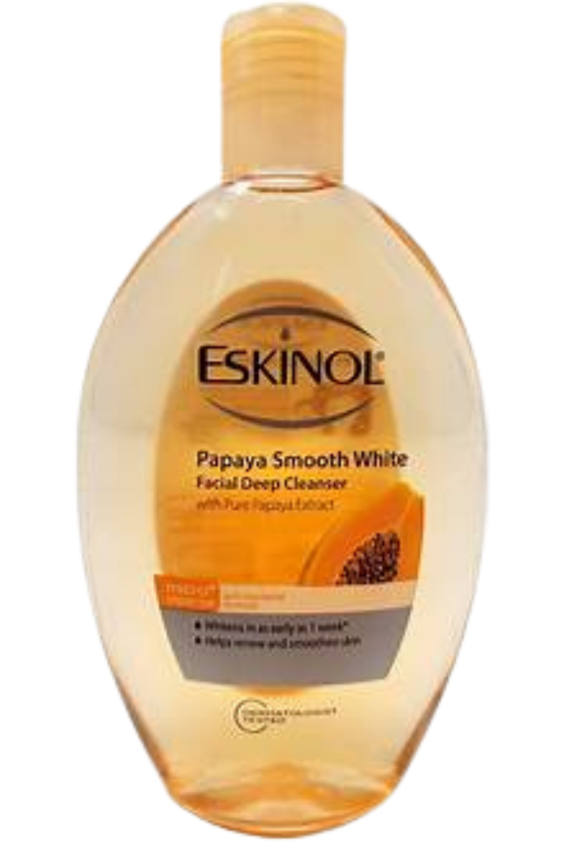 - ESKINOL Smooth White facial cleanser bottle  
- ESKINOL Smooth White skin whitening cleanser  
- ESKINOL Smooth White brightening face wash  
- ESKINOL Smooth White skincare product image  
- ESKINOL Smooth White gentle facial soap packaging