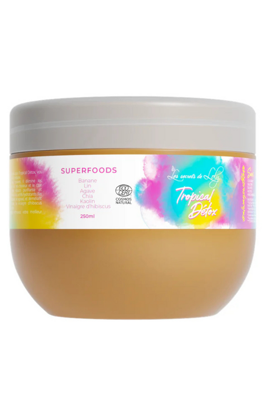 LES SECRETS DE LOLY Tropical detox Superfoods
les secrets de loly cheveux ondulés
masque les secrets de loly
detox tropical