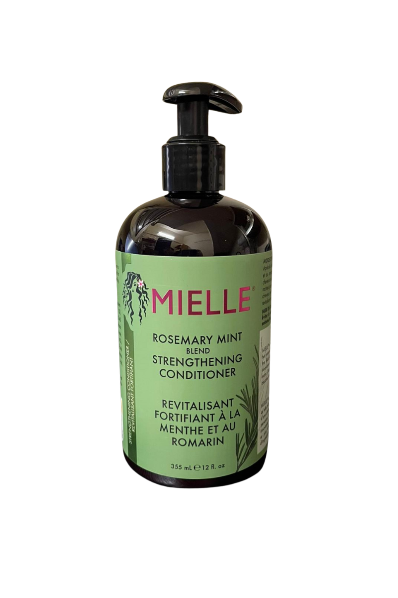 - MIELLE Rosemary Mint Blend Strengthening Conditioner  
- Après-shampoing fortifiant romarin menthe  
- Après-shampoing nourrissant cheveux  
- Soin capillaire MIELLE  
- Après-shampoing cheveux abîmés