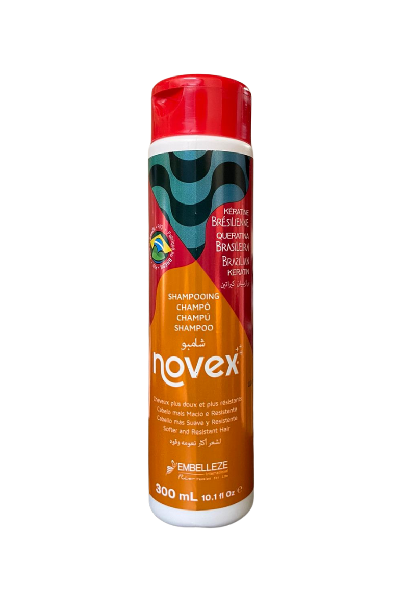 - Shampoing Novex Kératine 300ml  
- Soin capillaire réparateur Novex  
- Shampoing fortifiant à la kératine  
- Novex Kératine shampoing nourrissant  
- Shampoing revitalisant Novex 300ml
