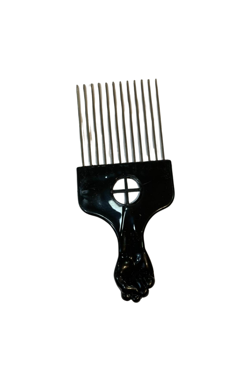- Peigne afro en métal  
- Peigne démêlant afro métal  
- Peigne afro professionnel en métal  
- Peigne métal pour cheveux afro  
- Peigne afro robuste en métal