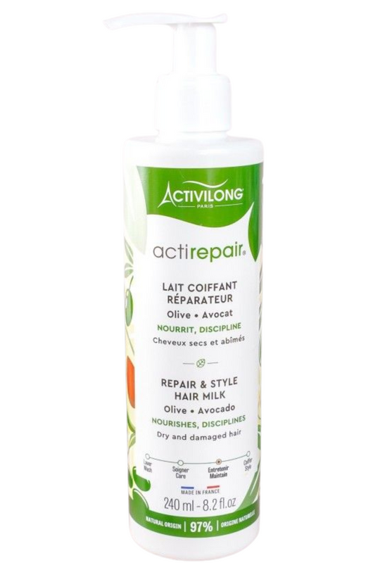 lait coiffant reparateur olive actirepair activilong