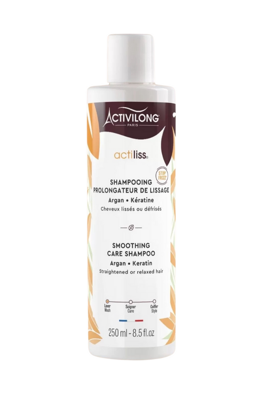 shampooing prolongateur de lissage argan keratine actiliss activilong